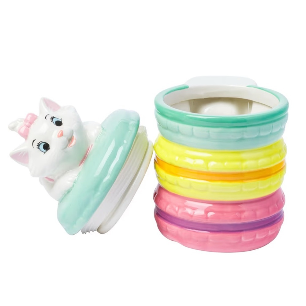 𩷠Disney Marie Macaron Cookie Jar Ceramic Canister | Aristocats Kitchen Décor - Picture 5 of 5